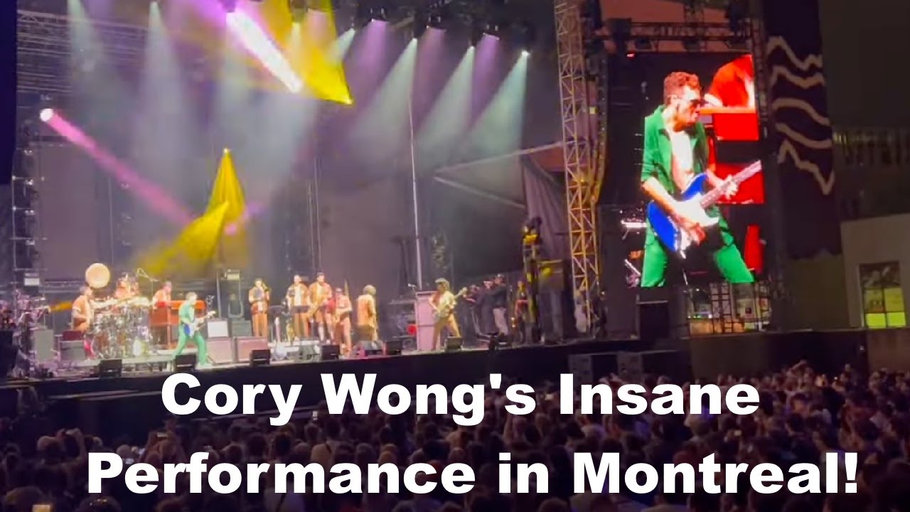Cory Wong's Unbelievable Closing Song at Montreal Jazz Festival