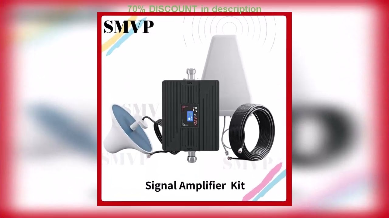 A must-have product! SMVP  4G Signal Booster  Booster Kit Amplifier GSM 2G 3G 4G 800 900 LTE 1800