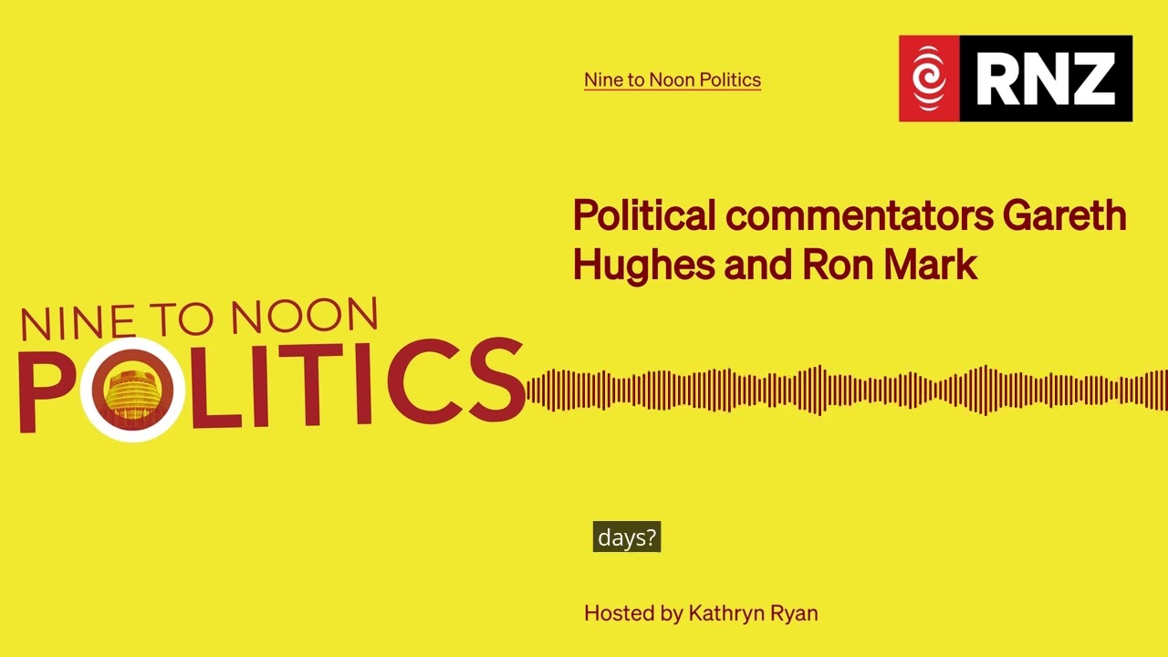 Political commentators Gareth Hughes and Ron Mark | Nine To Noon Politics