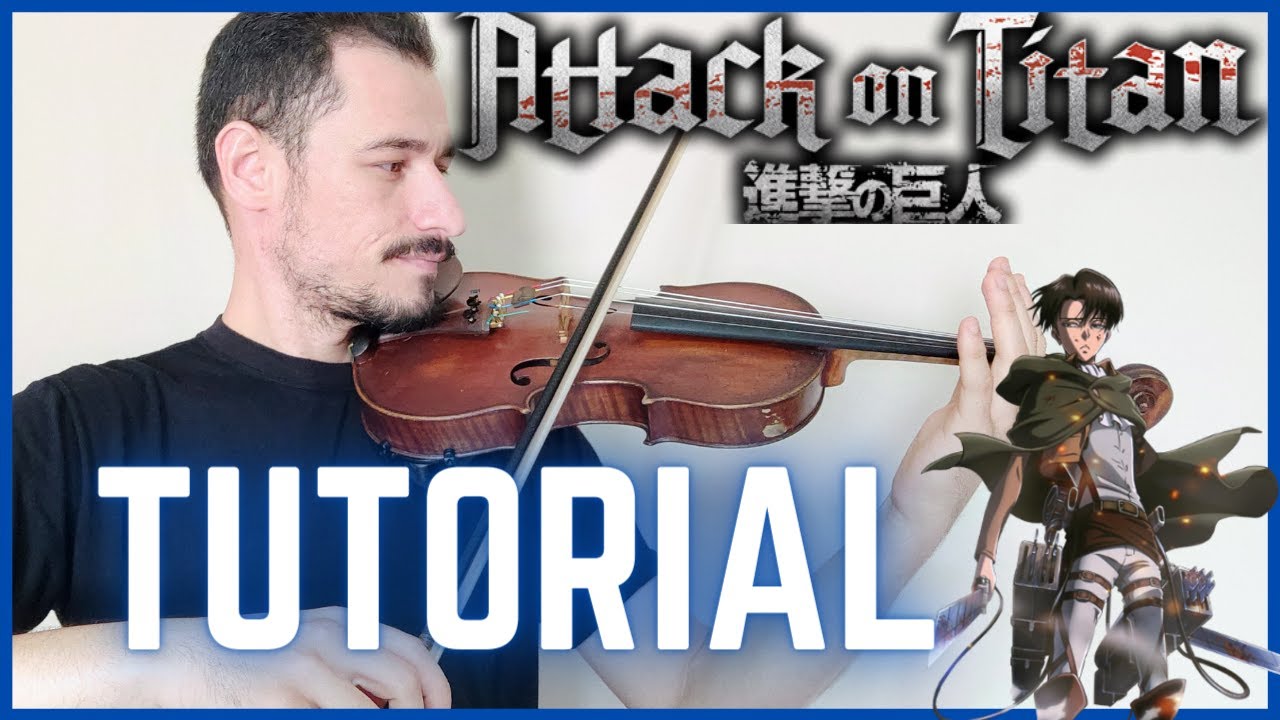 SASAGEYO - ATTACK ON TITAN / Como tocar no Violino - I TUTORIAL + PARTITURA  I