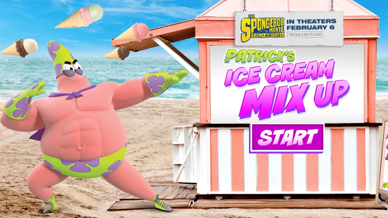 SpongeBob The Movie: Patrick's Ice Cream Mix Up (High-Score Gameplay)