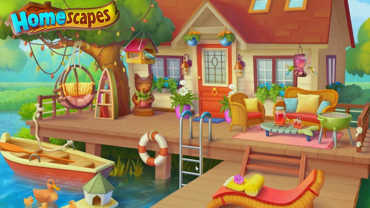 Homescapes Event - Lake House [ Gameplay Story ] Домик у Озера Playrix HD