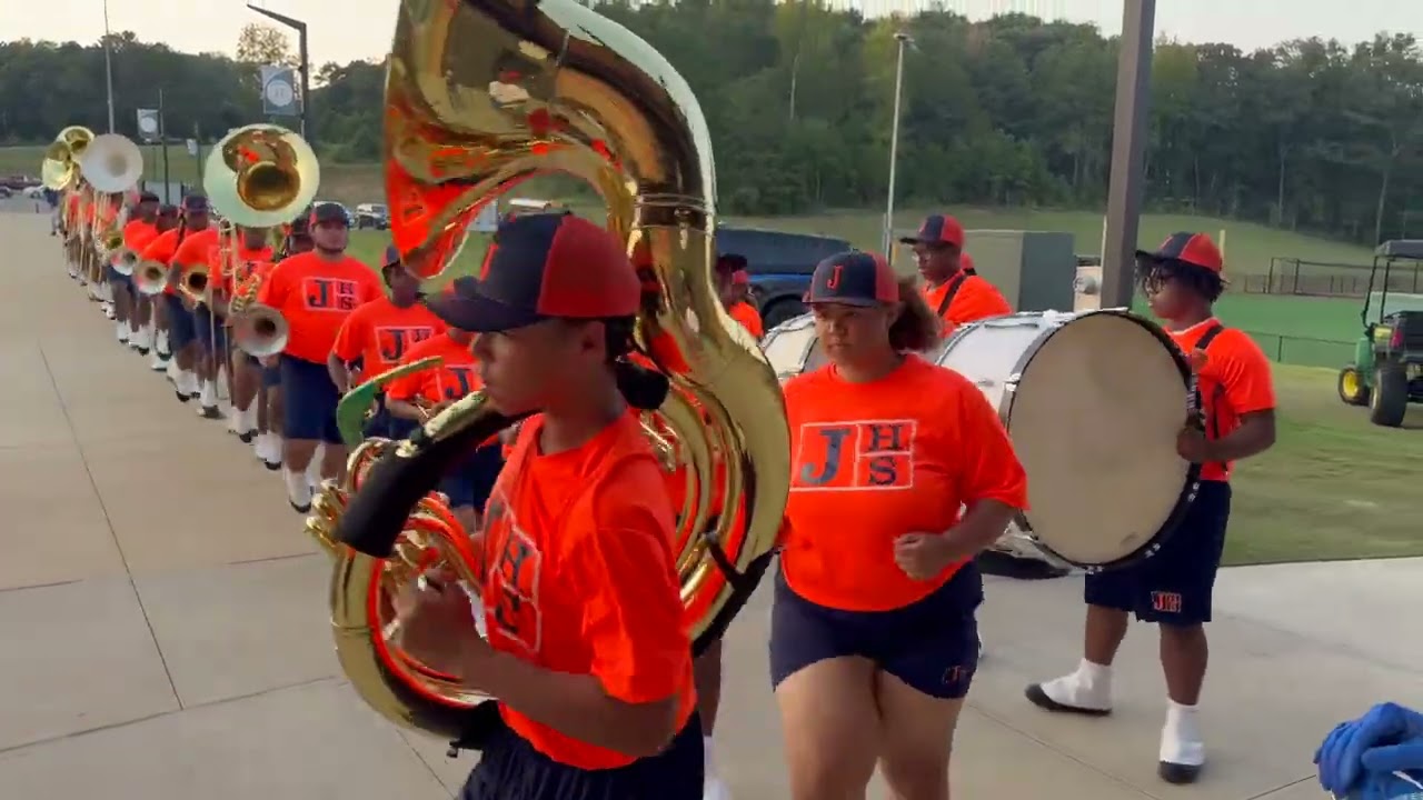 Percy Julian High School Marching Band Marching In @Stanhope Elmore