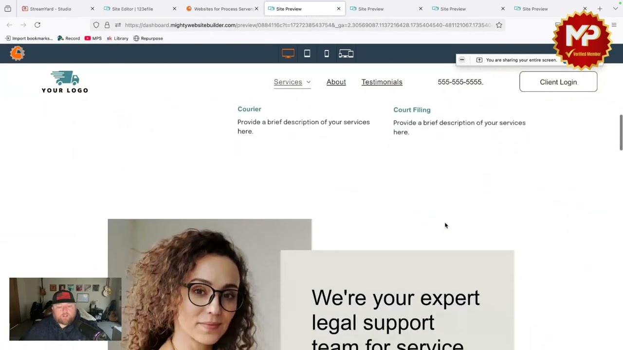 Mighty Website Builder Options