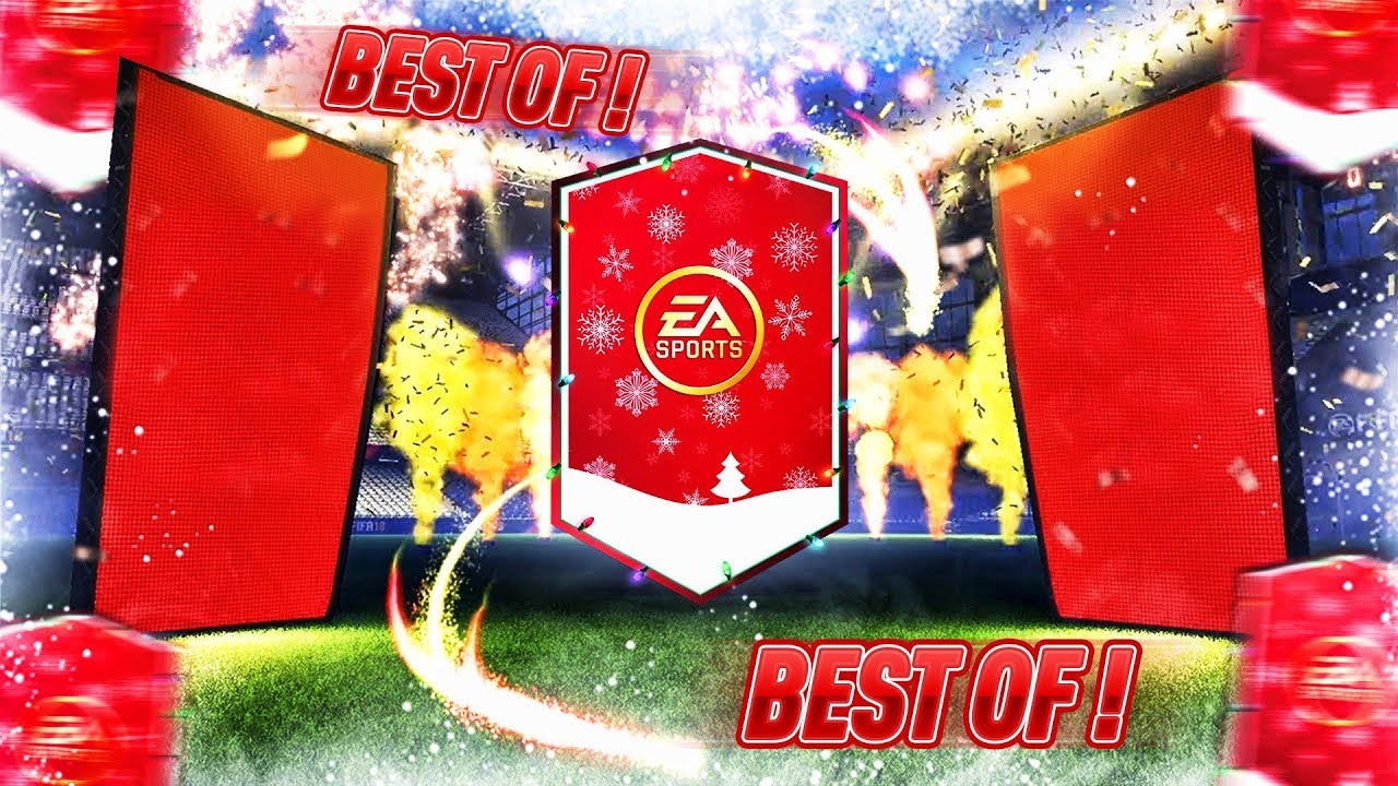 MES MEILLEURS PACKS SUR FIFA 18 !! GROS BEST OF DE NOEL