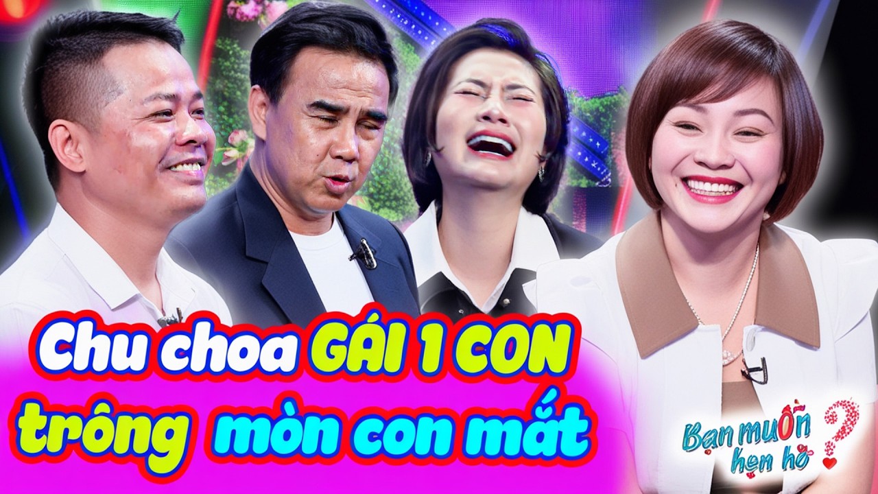 GÁI 1 CON đẹp mòn mắt khiến anh thợ tóc vừa gặp đã bị hớp hồn Quyền Linh cười ngất | Bạn Muốn Hẹn Hò
