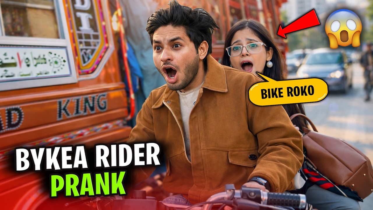 Bykea Rider NEVER Dropped the Girl at the Right Spot Prank | Zaid Chulbula