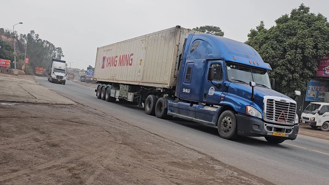 4K EU, USA TRUCK - Xe ô tô container, xe ben, xe đầu kéo thật đẹp