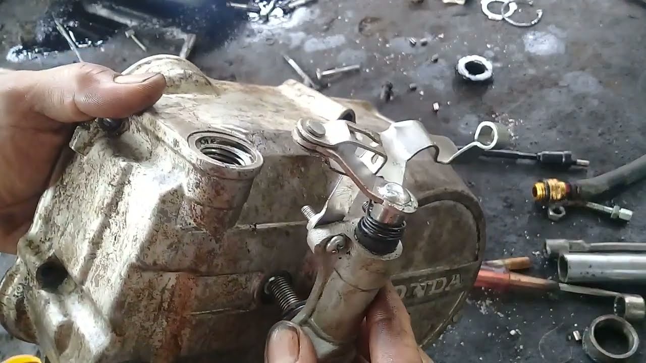pemasangan kopling manual model suntikan/tembak ...supra