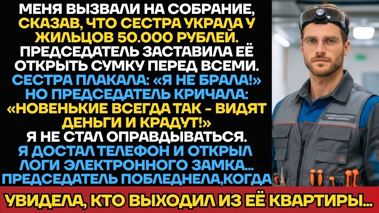 «ТЫ УКРАЛА ДЕНЬГИ ЖИЛЬЦОВ!» - Орала Председатель На Сестру Перед Всем Домом. Но Когда Я Показал...