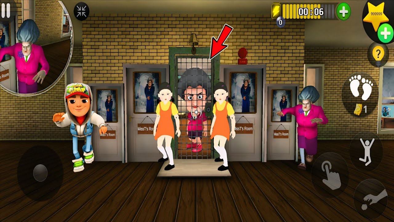 Мисс Т так сильно подшутили! 😂 | Геймплей Scary Teacher 3D