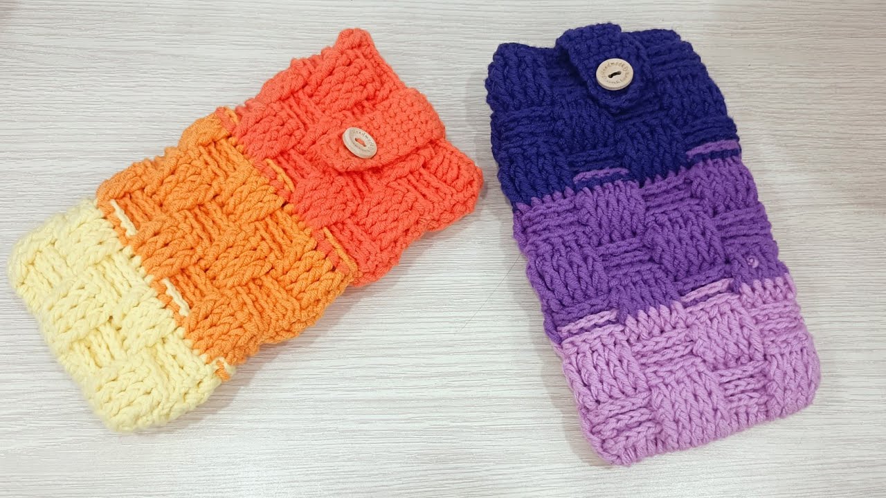 Crochet Phone case/ Hướng dẫn móc túi đựng điện thoại  #crochetphonecase #moctuidungdienthoai