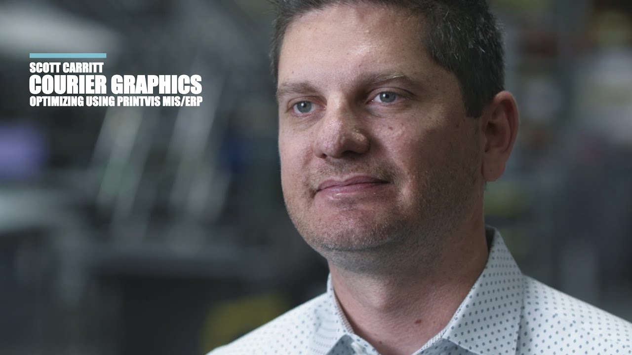 Optimizing using PrintVis MIS/ERP &middot;&nbsp;Scott Carritt &middot; Courier Graphics Corporation &middot; Perspective