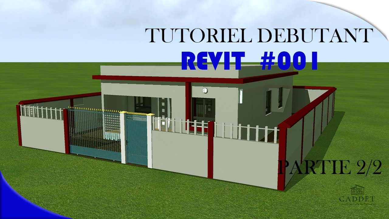 TUTO REVIT ARCHITECTURE EN FRANCAIS PROJET COMPLET DE A à Z ..2/2