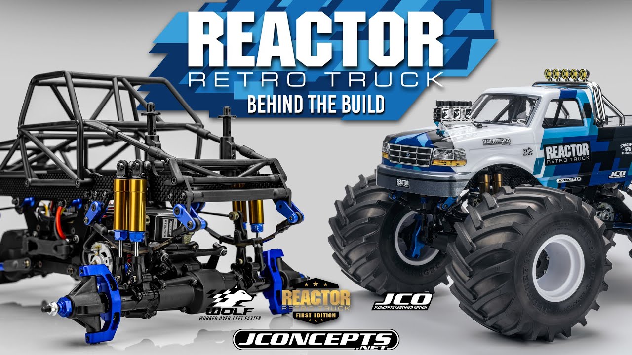JConcepts REACTOR - Ретро радиоуправляемый монстр-трак | За кулисами сборки