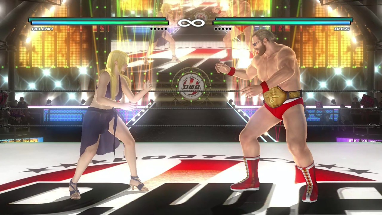 DEAD OR ALIVE 5 - Helena & Rachel VS Bass & Akira - Tag Team Matches