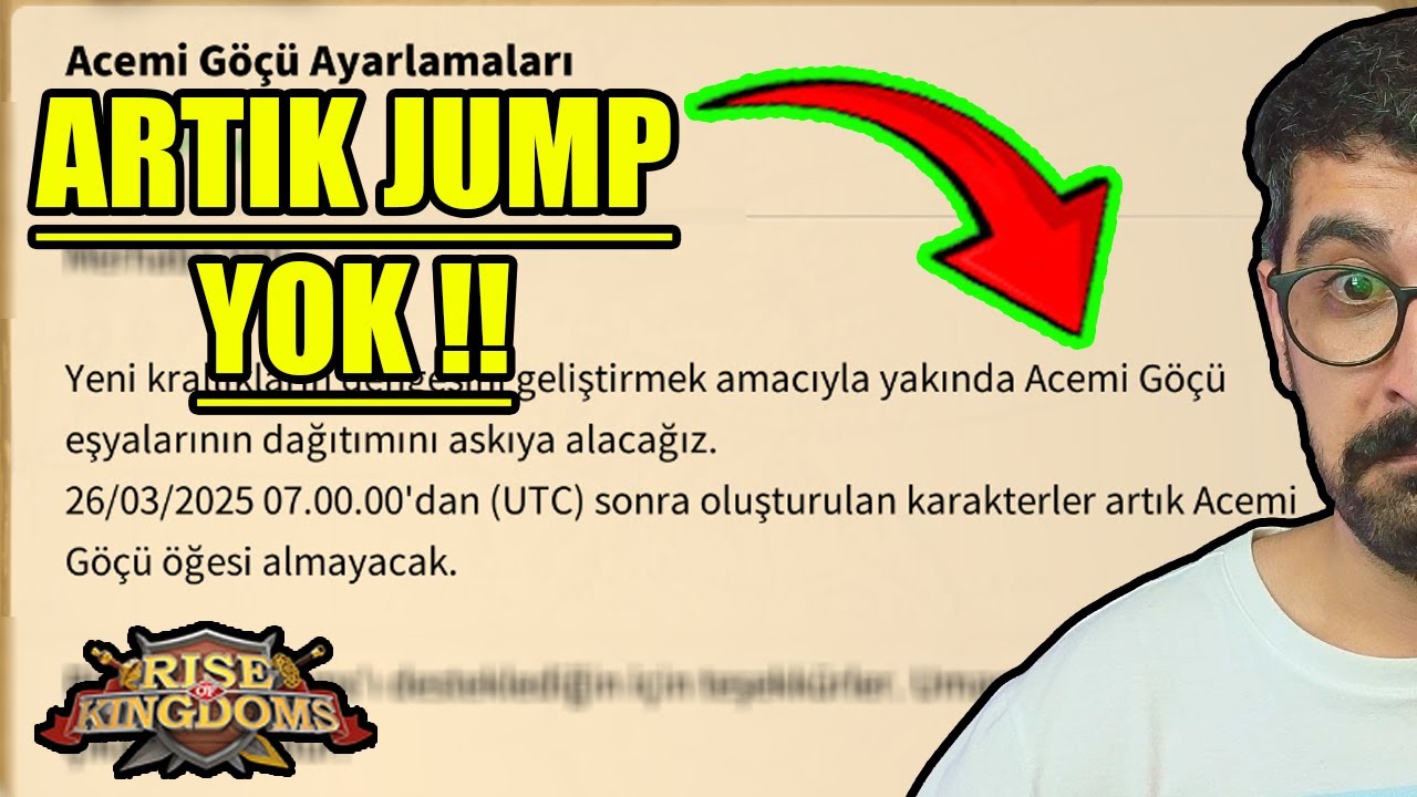 ARTIK JUMP YOK! Rise of Kingdoms'ta Neler Oluyor? - Detaylı İnceleme jump hakkında- Rise of Kingdoms