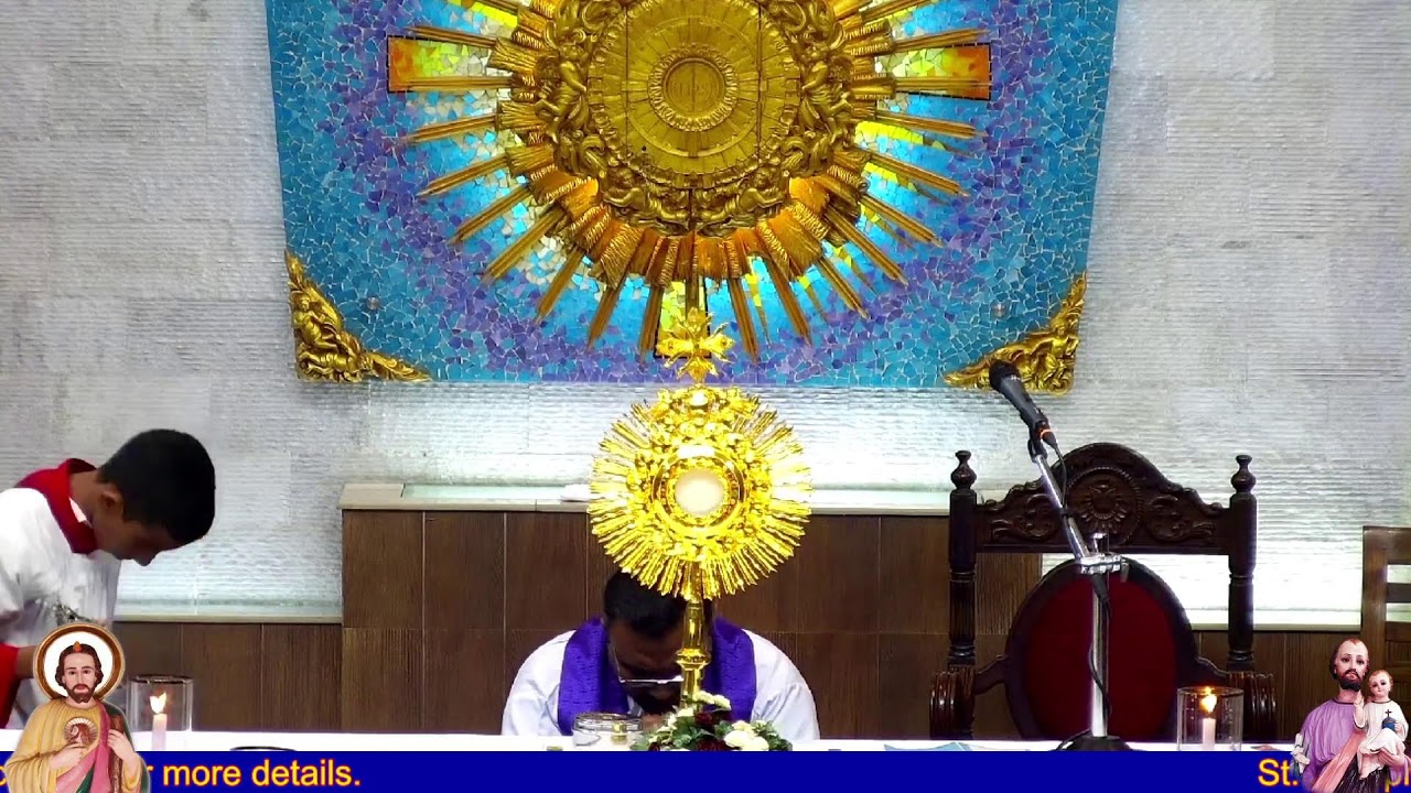 05-03-2026 THURSDAY  07.15 PM ENG Holy Mass  Novena St Joseph & St JUDE Church Thevara