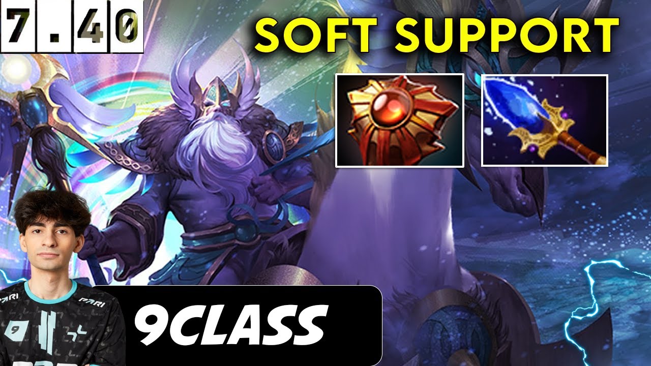9Class Keeper Of The Light Soft Support - Dota 2 Patch 7.40 Pro Player Full gameplay