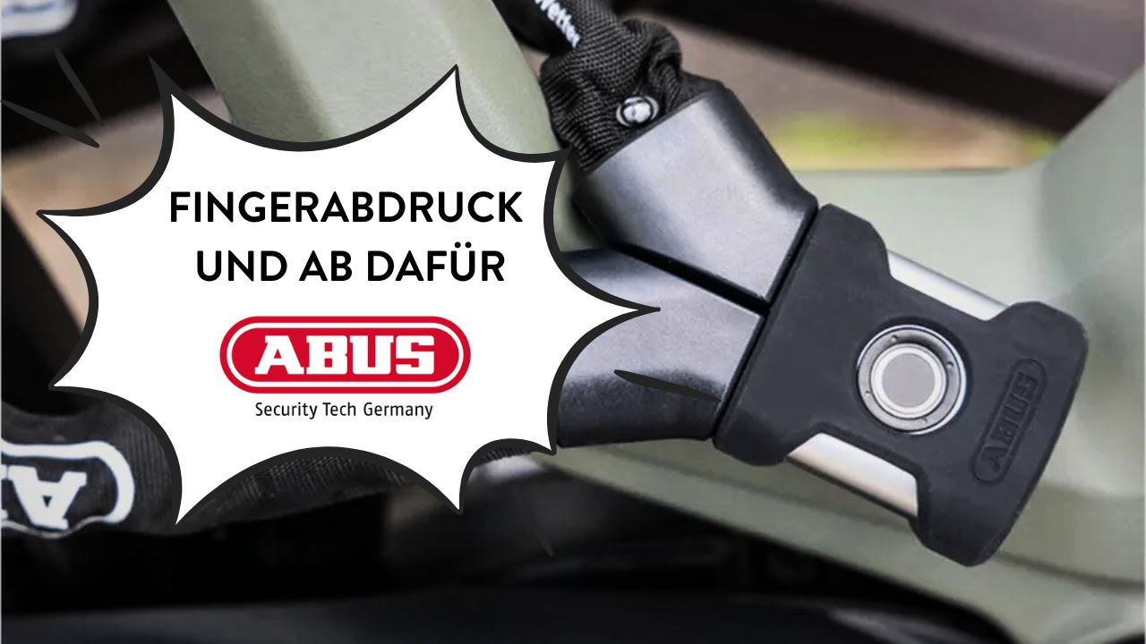 ABUS YARDO 7807F | Fingerprint Fahrradschloss im Test