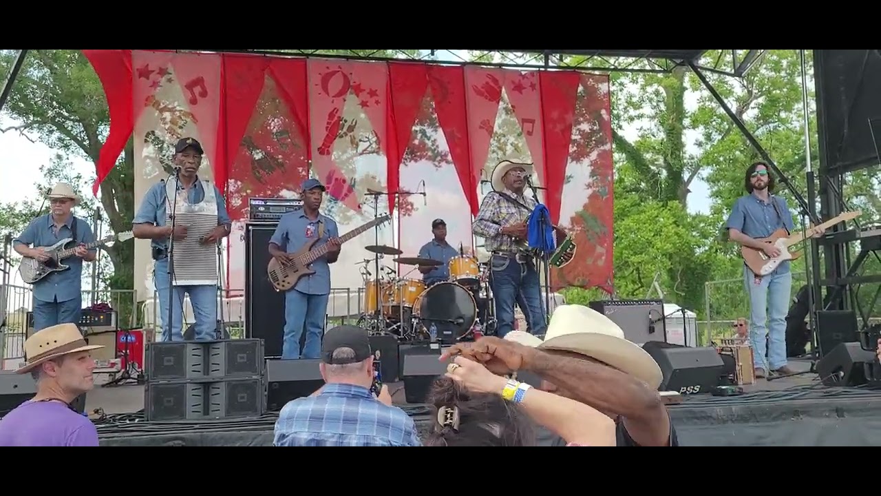 Jeffery Broussard & the creole cowboys Breaux Bridge crawfish festival 2022
