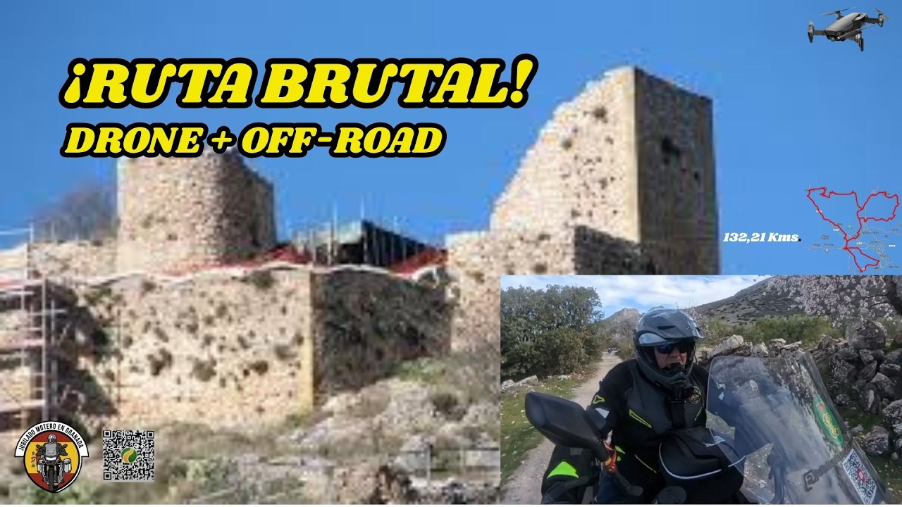 🏍️ DE MOCLÍN AL CUBILLAS: Ruta Épica por el Corazón de Granada | Drone & Off-Road 🏰
