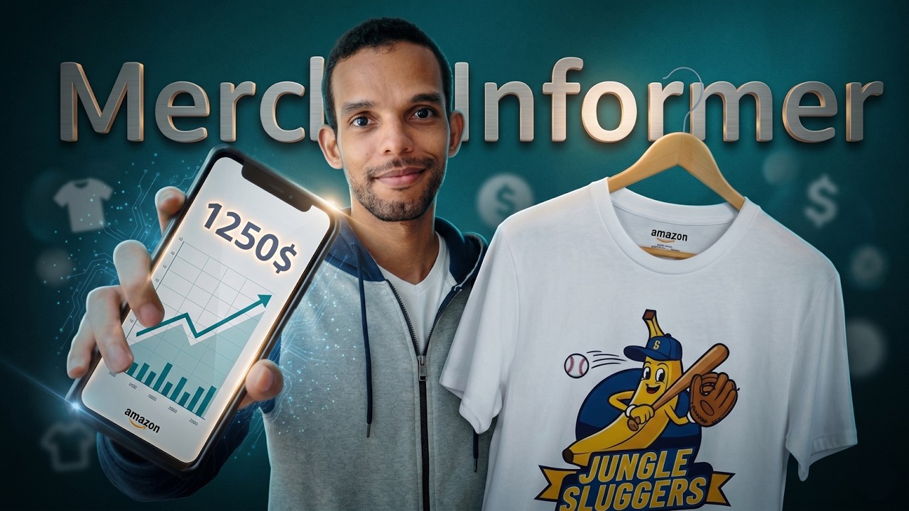 Gana Dinero con Amazon Print on Demand - Tutorial Merch Informer