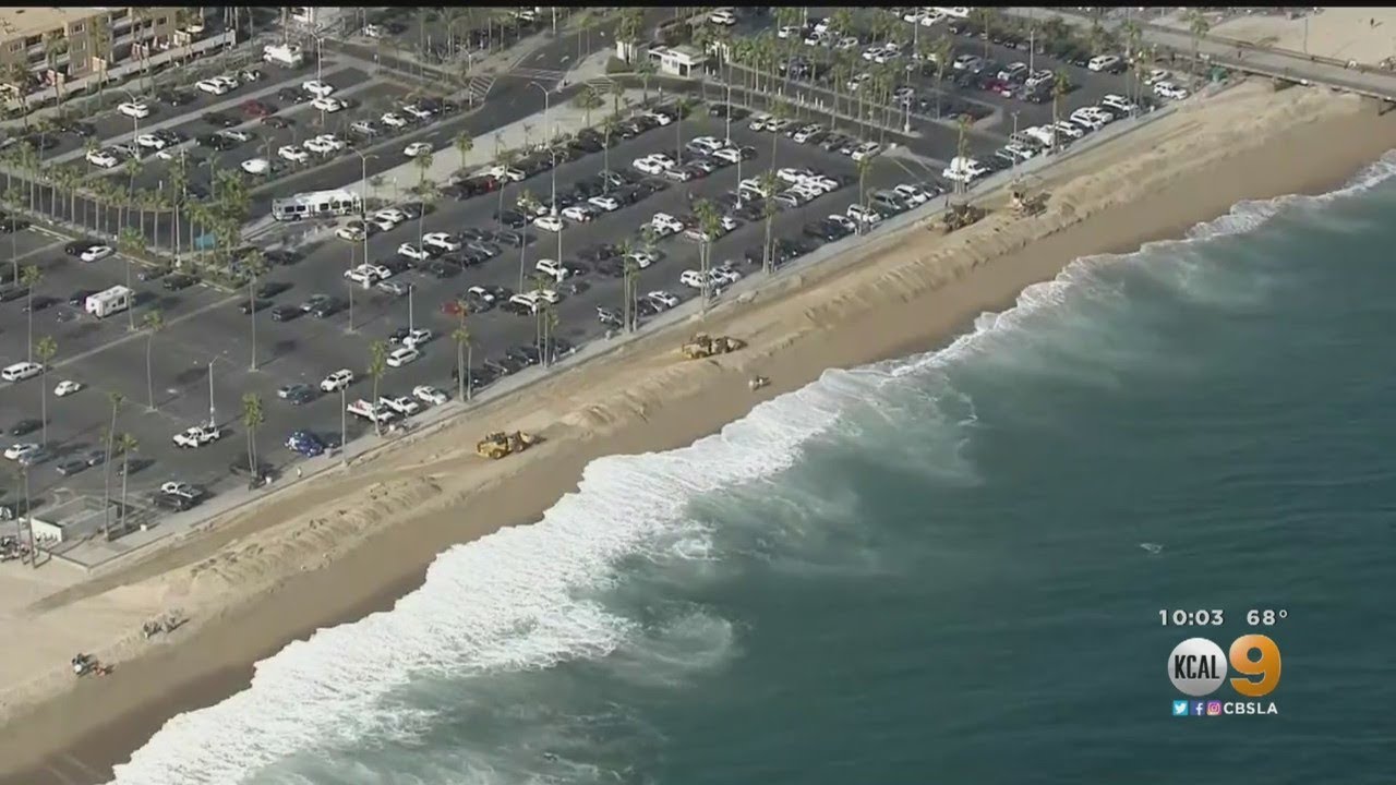 Huge Waves, High Tides Raises Fears Of Coastal Flooding In Newport Beach