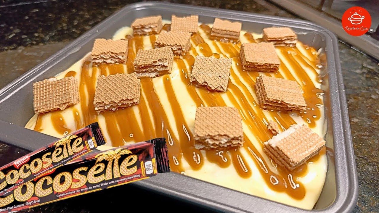 POSTRE DE COCOSETTE 🥥😋| para los amantes de esta deliciosa galleta !!