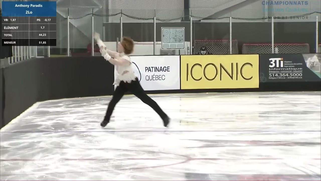 Anthony Paradis FS Championnats de la section Quebec 2024-25