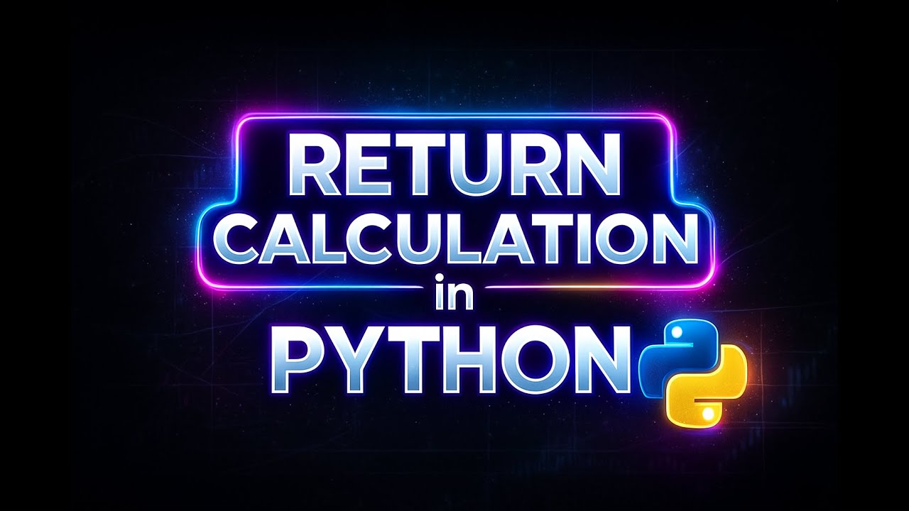 Python Return Calculation Secrets| Percentage Change or return of stock or index Formula