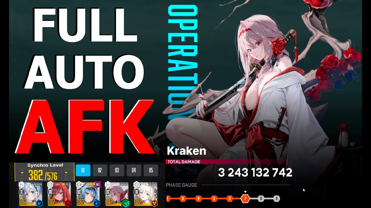 NIKKE: FULL AUTO AFK S7 KRAKEN DAILY CLEAR [Lv382, 661155 CP]
