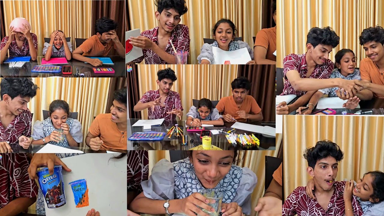 WHO DRAWS IT BETTER😀 #FUNNY CHALLENGE🥳 #MINSHA