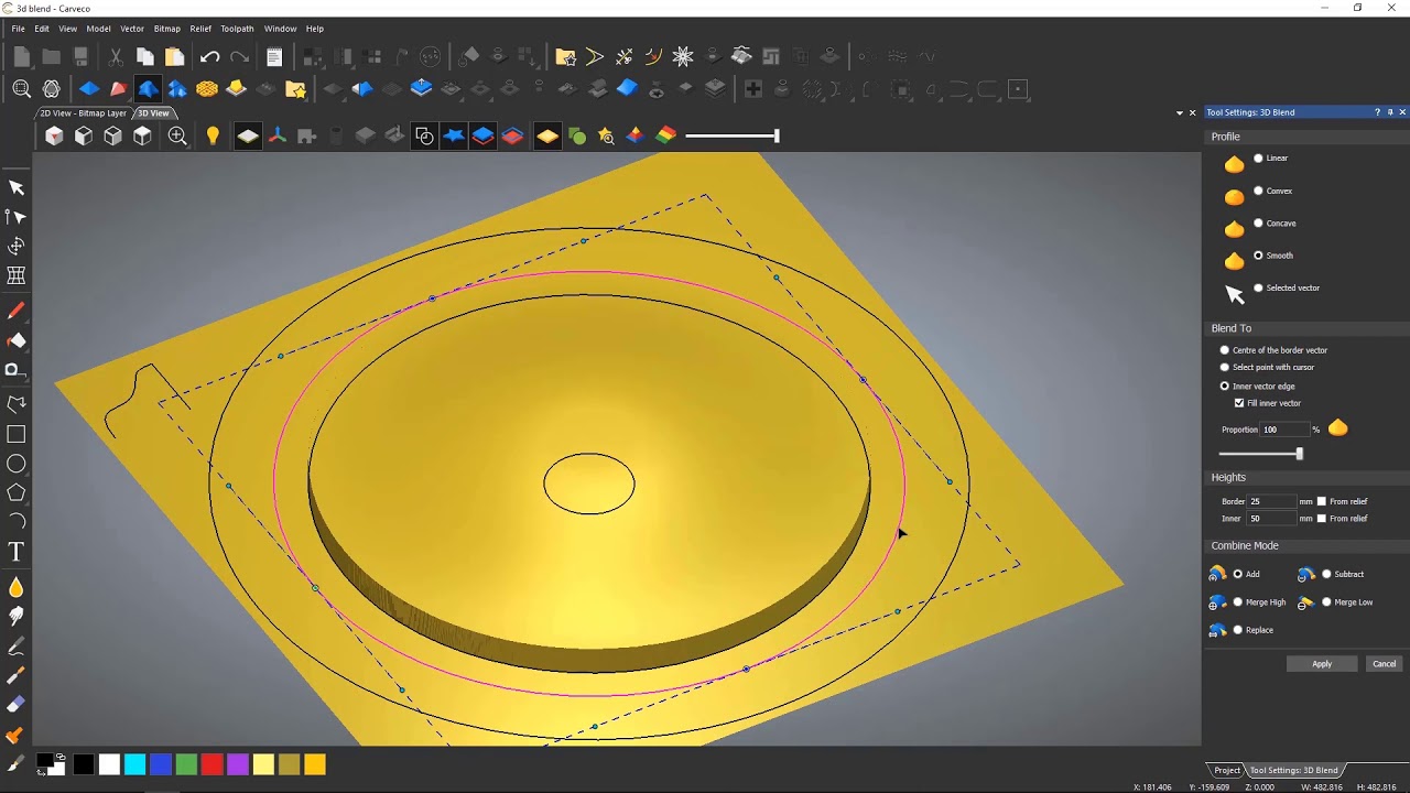 17: Getting Started in Carveco: 3D Blend