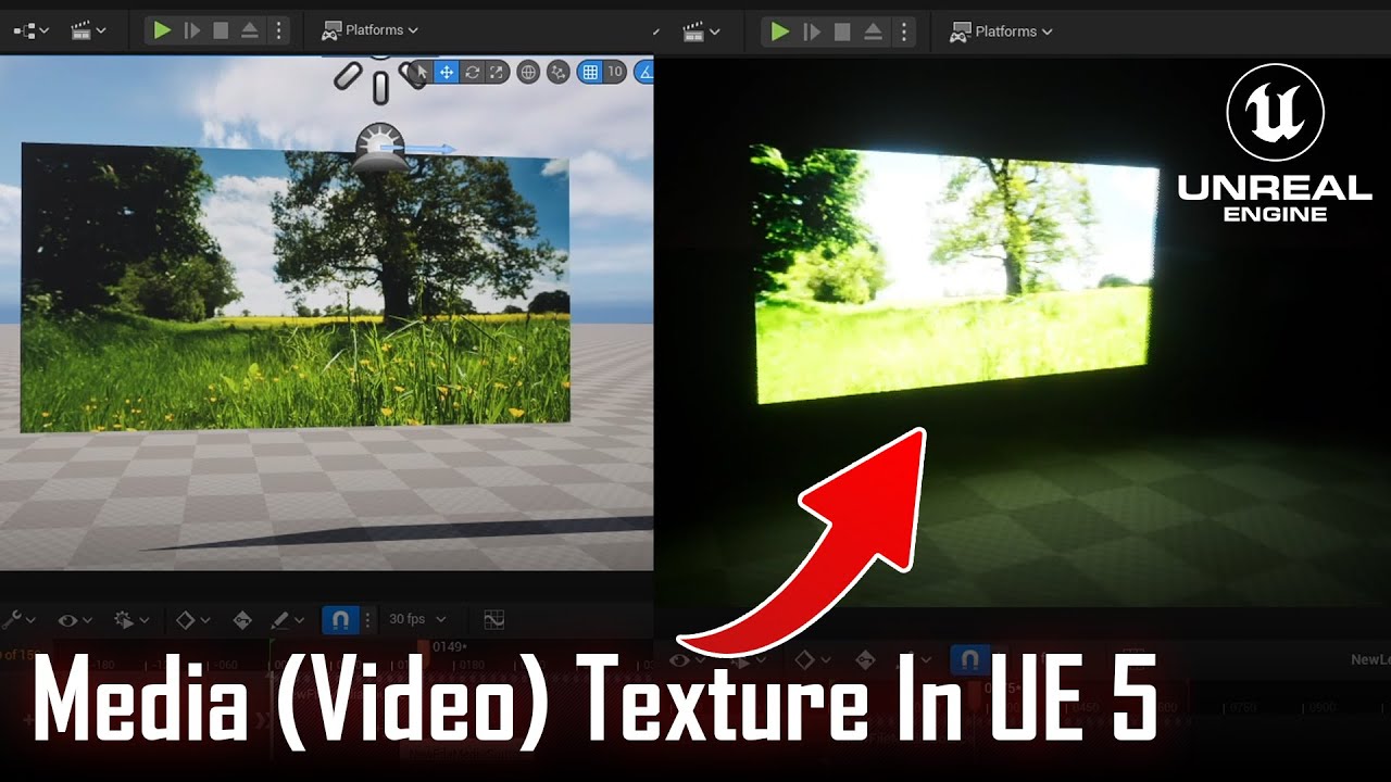 How To Make a Video Material In Unreal Engine 5 (Media Texture) | Emissive