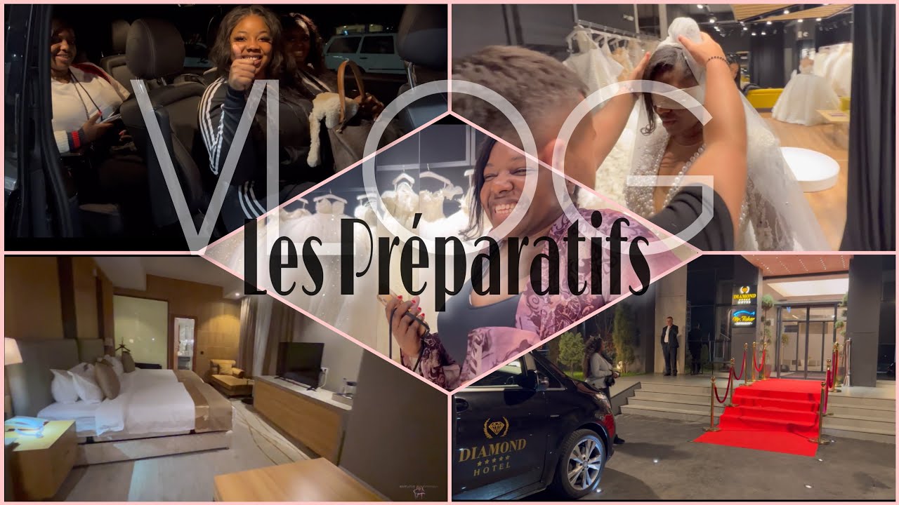 VLOG : ON VA CHERCHER LA ROBE DE MA SOEUR ( stresse , pleure , on allait rater l’avion 😨)