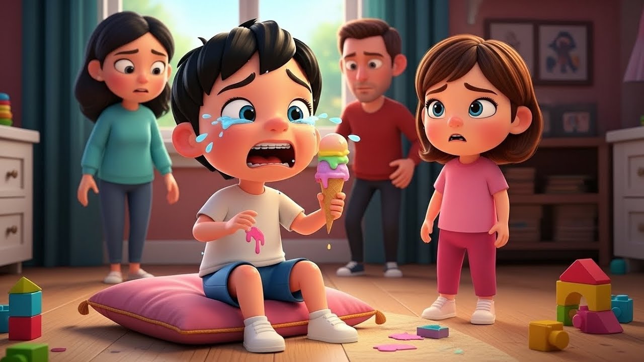 Ice Cream Khane Ki Zid | Hindi Cartoon | John Lina |Kids Lesson Story