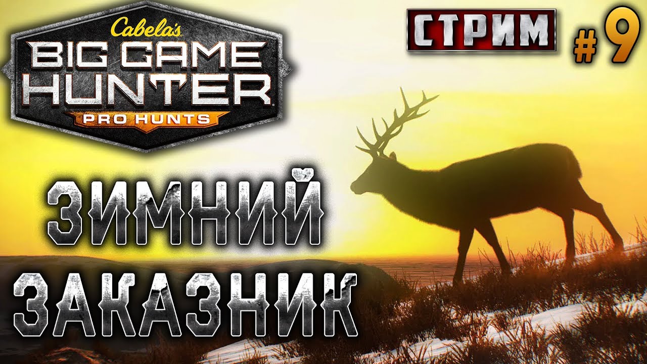 Cabela's Big Game Hunter Pro Hunts #9 СТРИМ 🐻 - Зимний Заказник