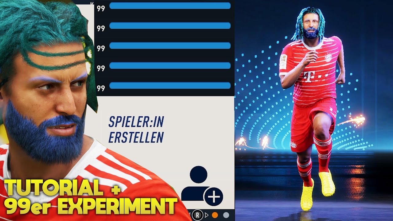 FIFA 23 SPIELER ERSTELLEN und in KARRIERE EINF&Uuml;GEN TUTORIAL (+ 99er EXPERIMENT)