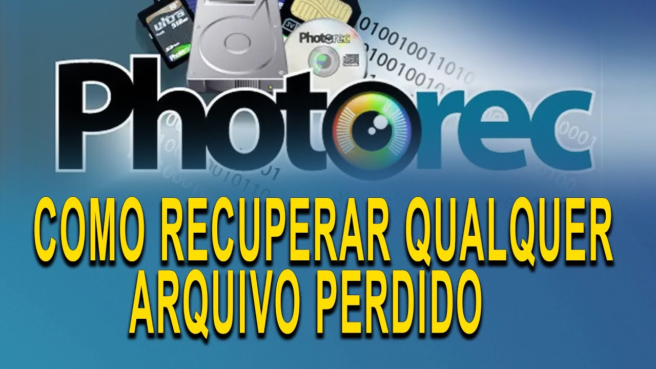 Como recuperar dados do HD, Pendrive, Cartão de Memória, entre outros dispositivos com o PhotoRec