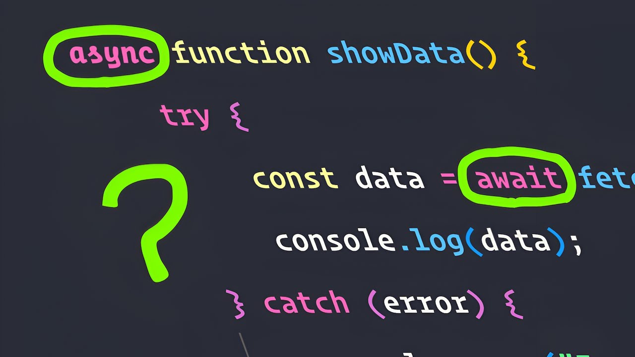 Интервью по Javascript: как работает Async-await #javascript