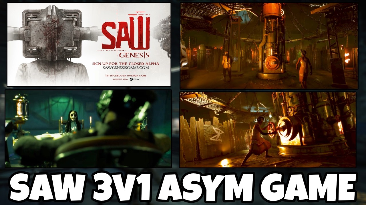 Выходит новая хоррор-игра SAW 3v1 ASYM | SAW: Genesis