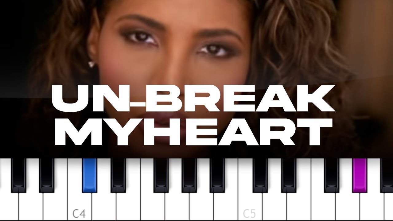 Toni Braxton - Un-Break My Heart (piano tutorial)