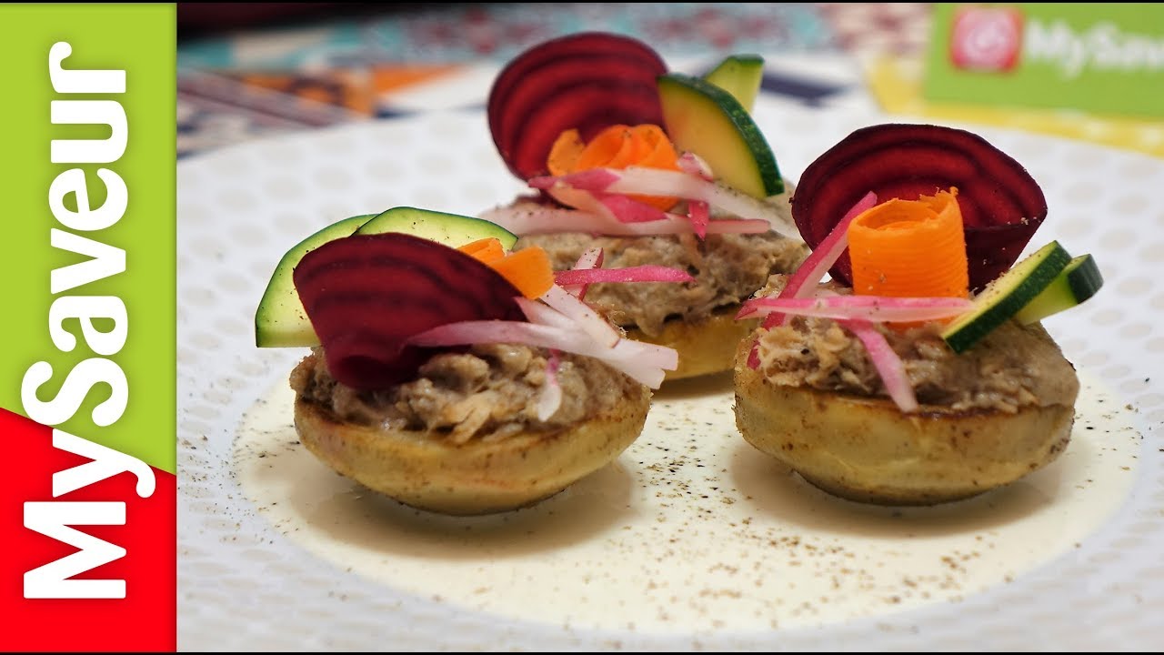 Fond d'artichaut aux rillettes de poulet, légumes croquants et sauce raifort