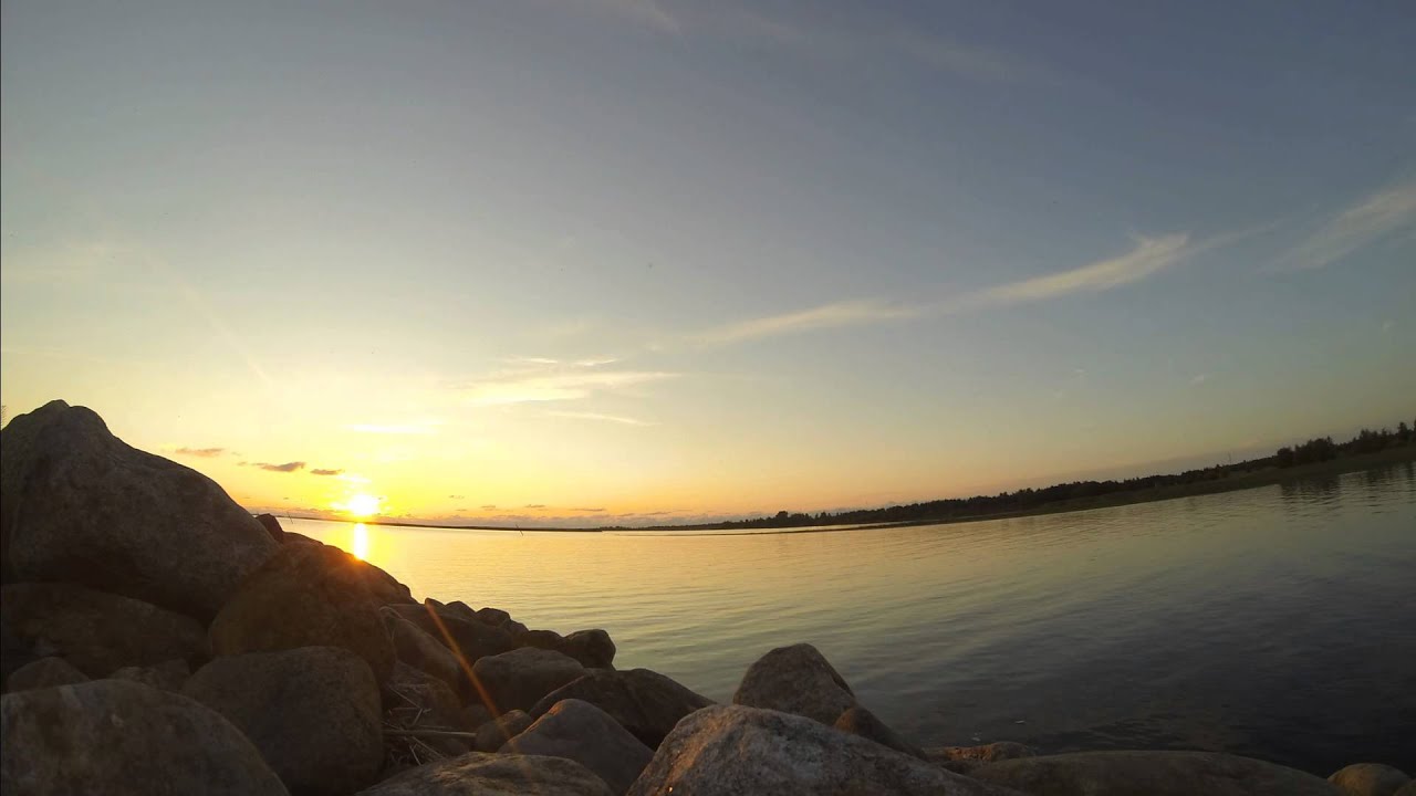 Auringonlasku Toppilansaari