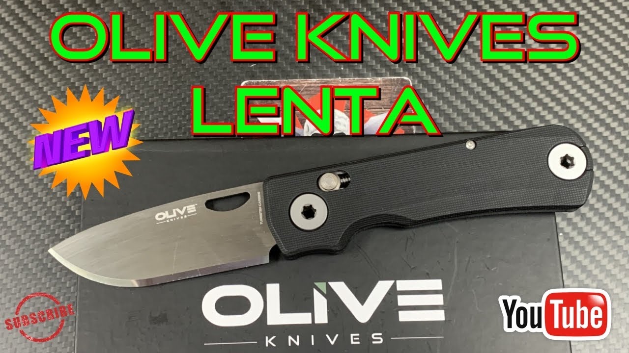 Olive Knives Lenta Tungsten Carbide blade with Scandi grind !  And more variants to come