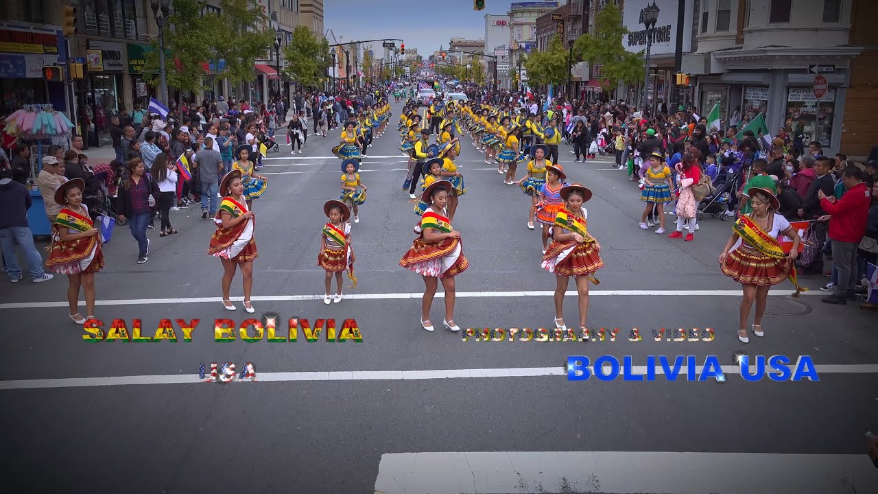 SALAY BOLIVIA USA / UNION CITY NJ USA /DESFILE DE LA HISPANIDAD 2022 (4K)