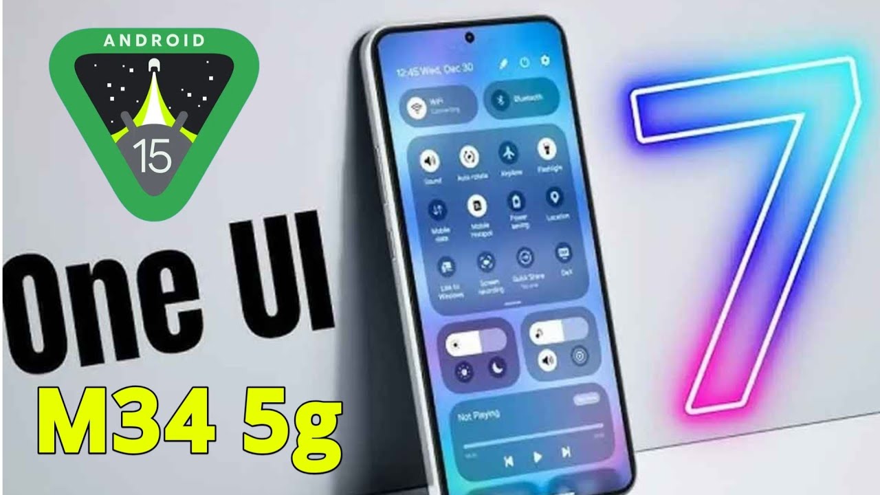 Samsung M34 5g One UI 7.0 Update and Android 15 Update Review