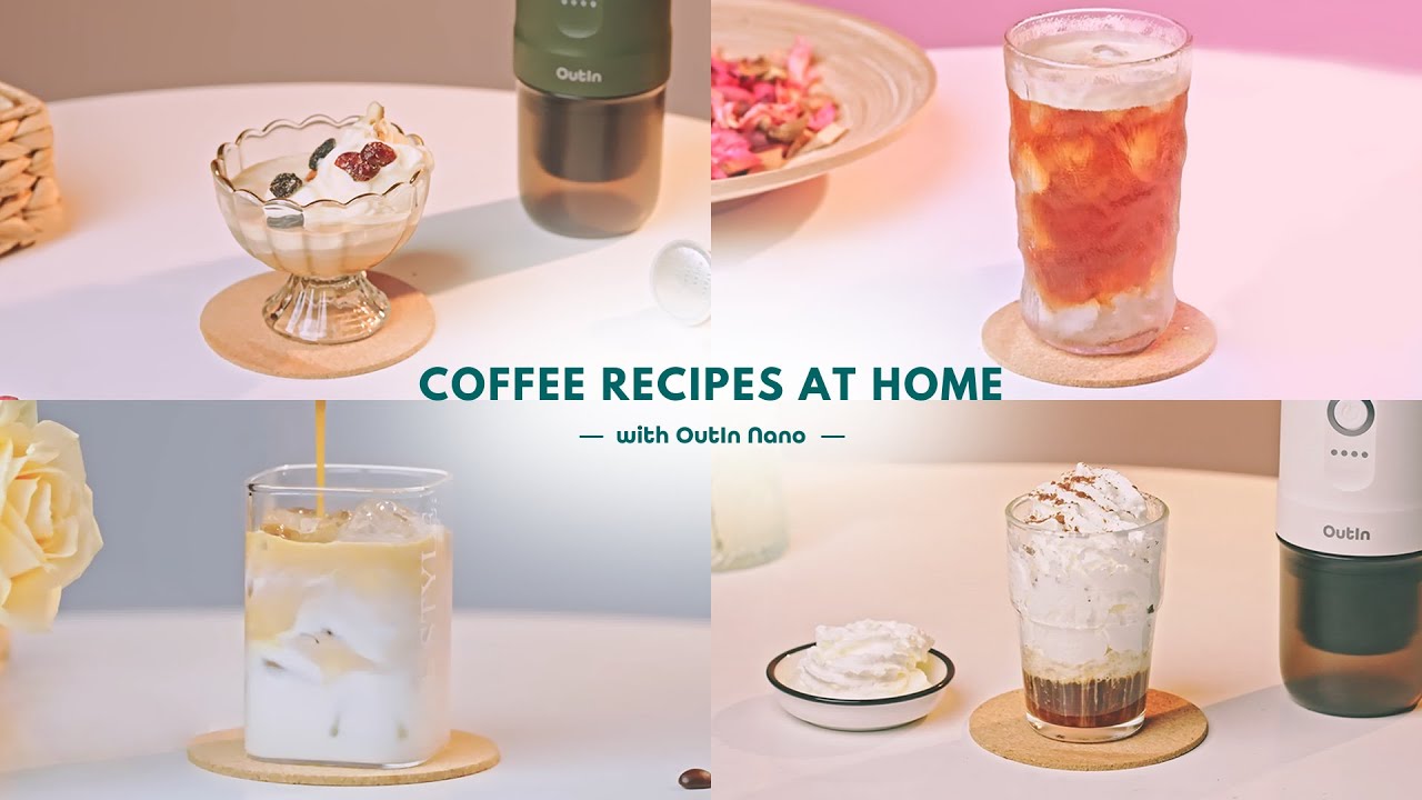 Outin Summer Coffee Recipes: Make Easy Coffee Drinks At Home With The Nano Portable Espresso Machine
