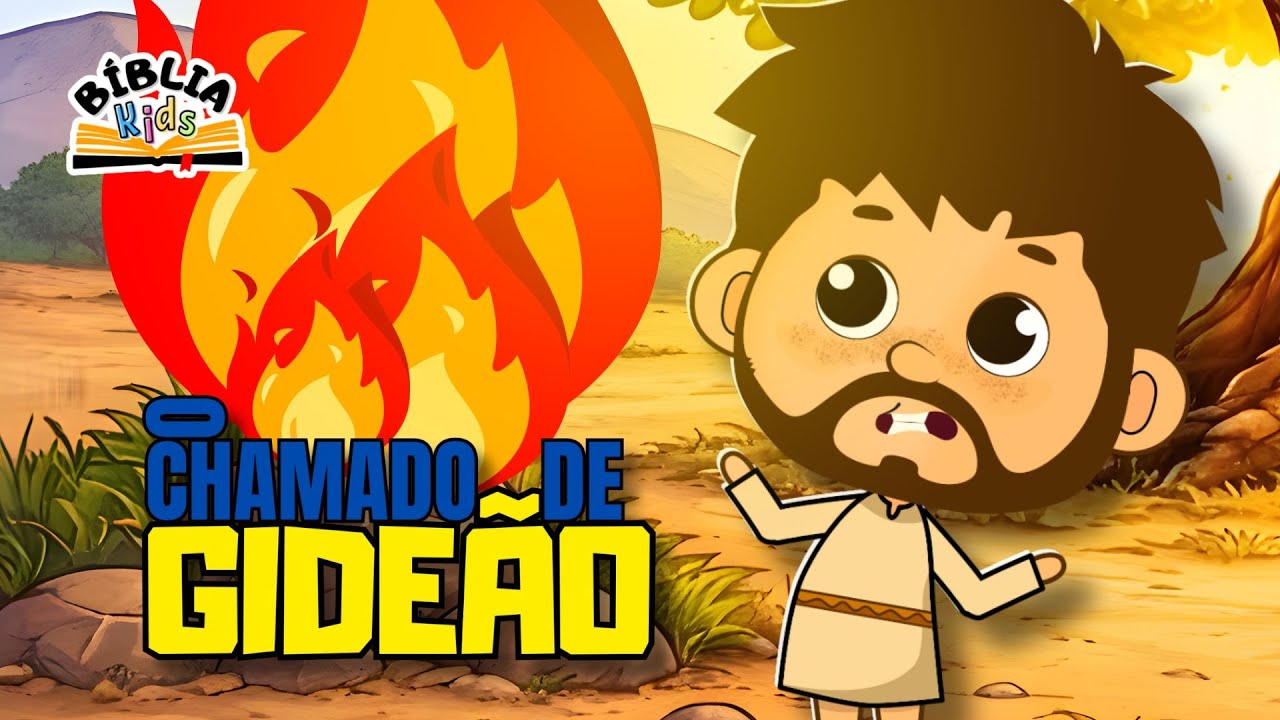 ✨O CHAMADO DE GIDEÃO🌈📖BÍBLIA KIDS